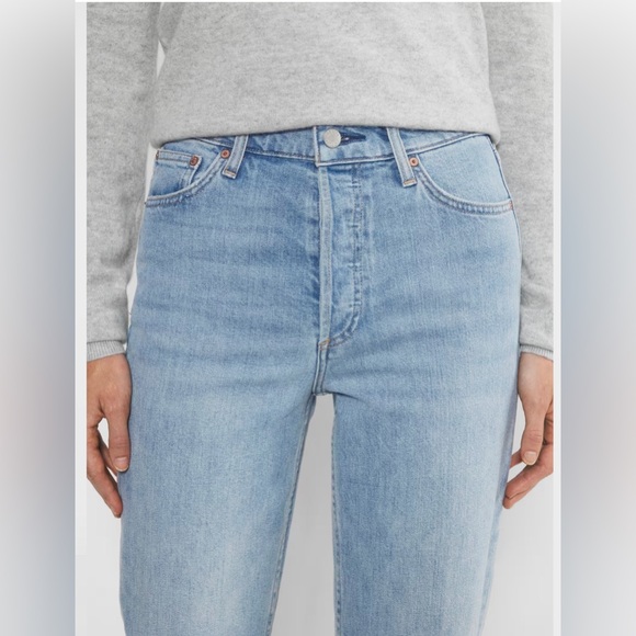 Like new Denim Forum The Arlo High Rise Straight 28L - Picture 7 of 7